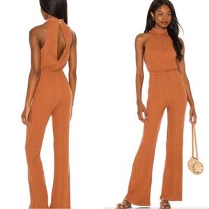 Never worn* House of Harlow Tan Sleeveless Jumpsuit